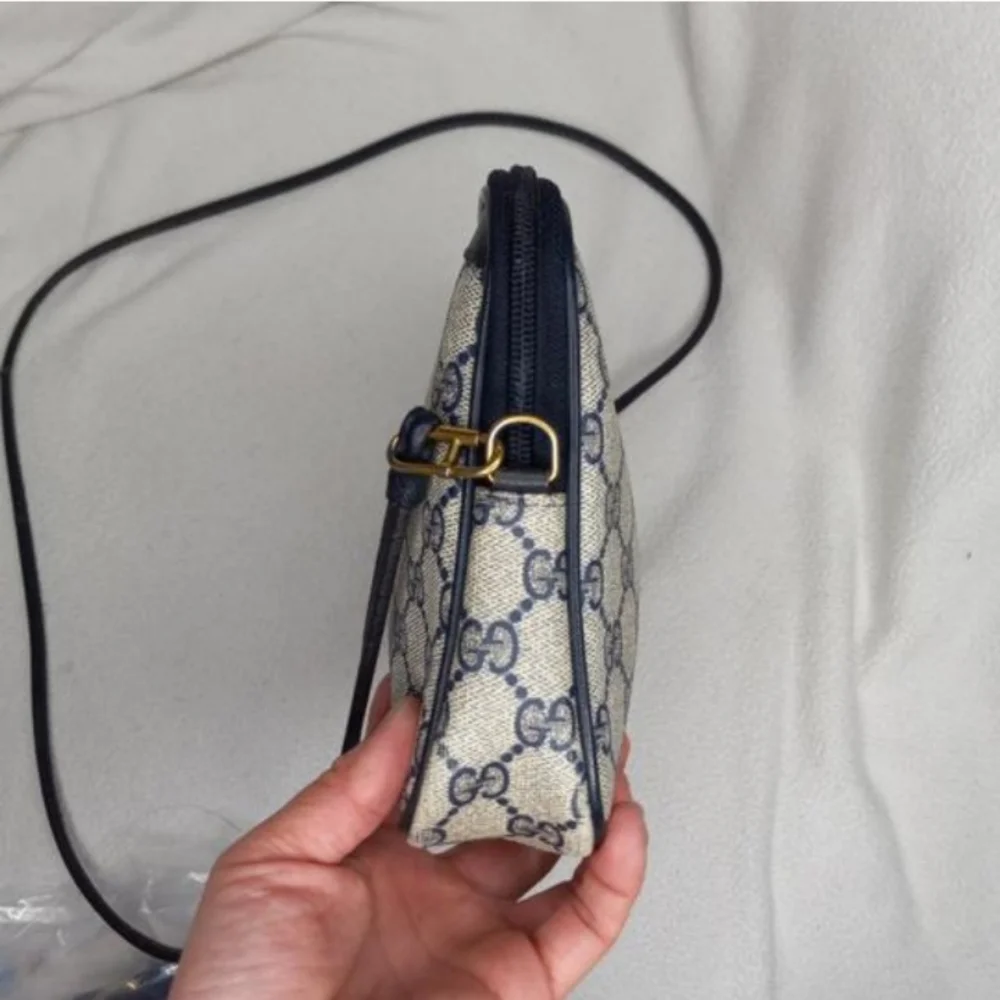 Authentic Vintage Gucci GG Monogram Supreme Clutch Fanny Bum Waist Belt Bag - Picture 6 of 12
